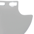 High-Heat Face Shield Window - Shape H - Molded - Aluminum Coated product photo