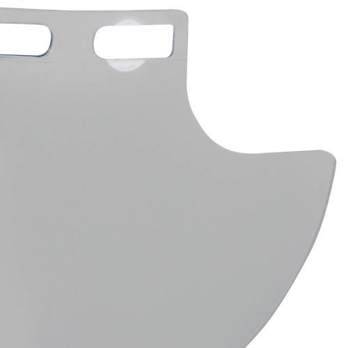 High-Heat Face Shield Window - Shape H - Molded - Aluminum Coated product photo