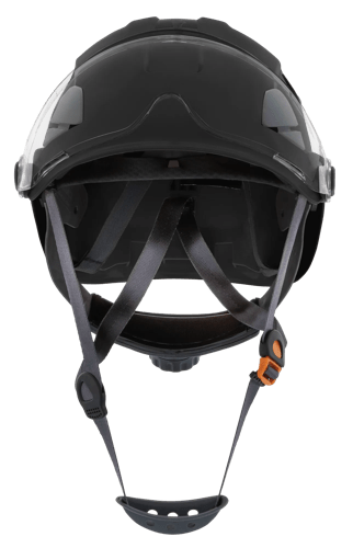CH-450V Industrial Climbing Hard Hat w/Flip-Up Wraparound Visor - Vented - Black product photo