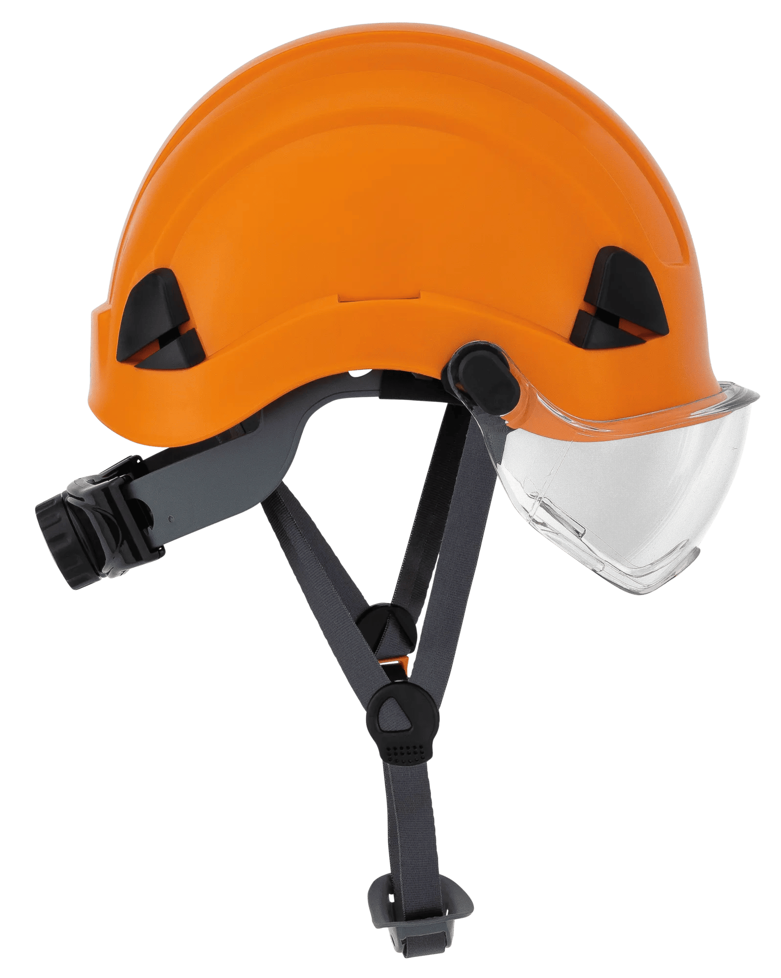 CH-350 Industrial Climbing Hard Hat - Flip-Up Wraparound Visor