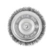 Brosse &agrave; tasse crant&eacute;e mont&eacute;e sur arbre - 3 x 1/4 photo du produit