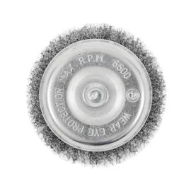 Brosse &agrave; tasse crant&eacute;e mont&eacute;e sur arbre - 3 x 1/4 photo du produit