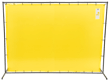 Welding Curtain and Frame Combo Kit - Gold - 6'x8' product photo