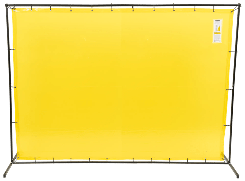 Welding Curtain and Frame Combo Kit - Gold - 6'x8' product photo