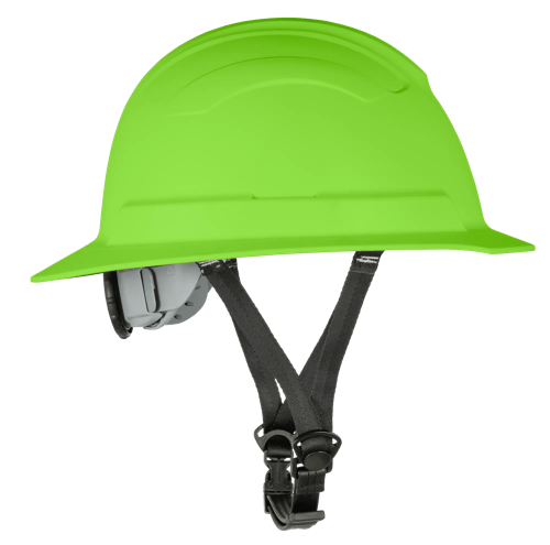 BLOCKHEAD2 Type 2 Full Brim Safety Helmet &ndash; Non-Vented &ndash; HV Green product photo