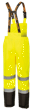 Hi-Vis 300D Trilobal Ripstop Polyester Safety Bib Pants- Hi-Vis Yellow/Green - L product photo