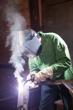 490P Fiber Shell Welding Helmet - Quick Slide - 2." x 4.25" - Black product photo