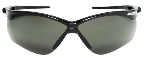 Jackson SG Safety Glasses - Black Frame - Smoke +2.0X Hardcoat Anti-Scratch Lens product photo