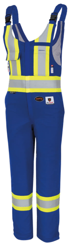 Salopette de s&eacute;curit&eacute; FR-Tech&reg; matelass&eacute; ignifuge/anti-arc &eacute;lectrique pour femme &ndash; Bleu roi &ndash; Taille femme 3TG photo du produit