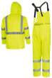 Hi-Vis 150D Oxford Poly/PU Waterproof Suit - Hi-Vis Yellow/Green - 4XL product photo