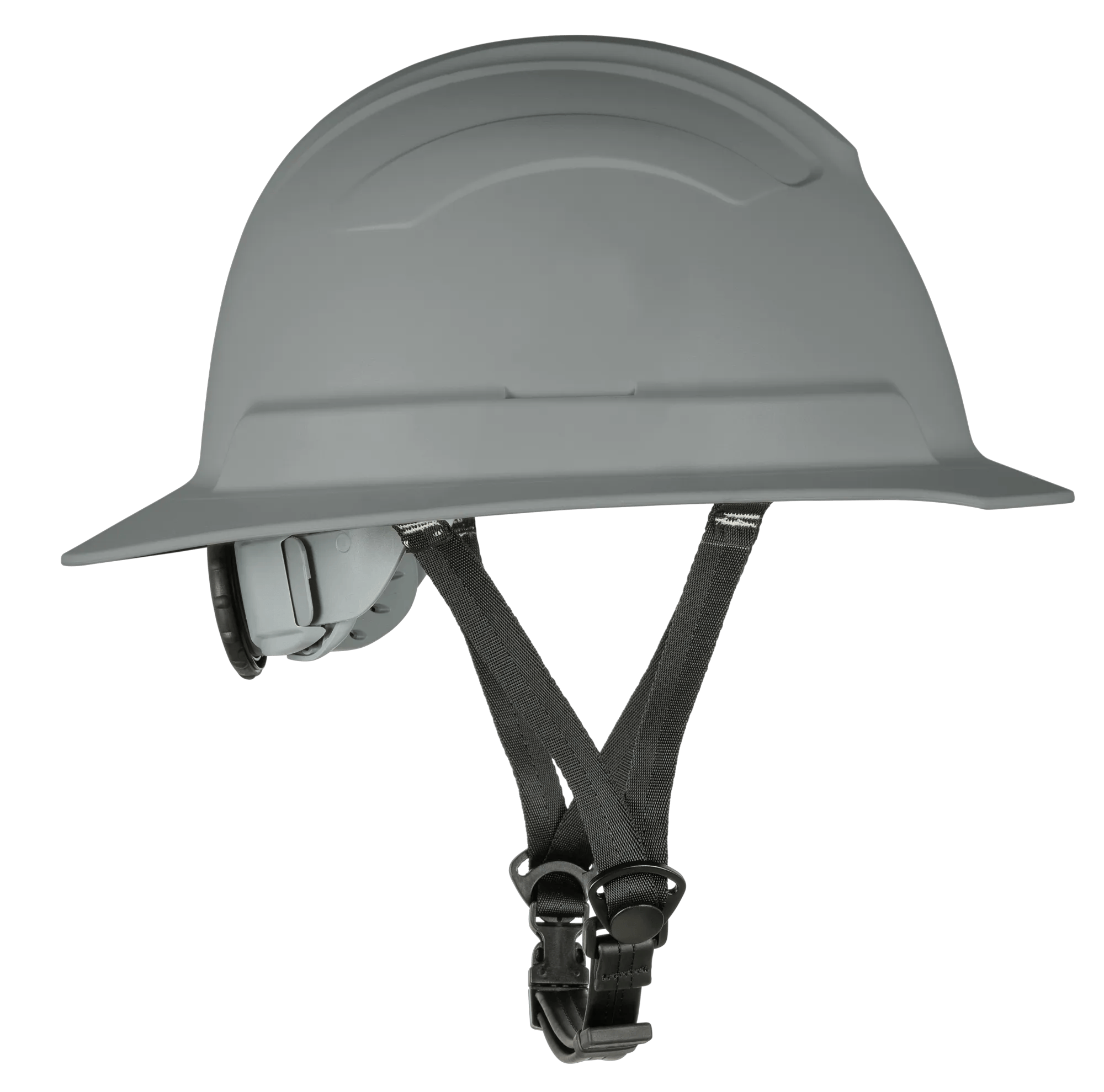 BLOCKHEAD2 Type 2 Full Brim Safety Helmet – Non-Vented – Gray