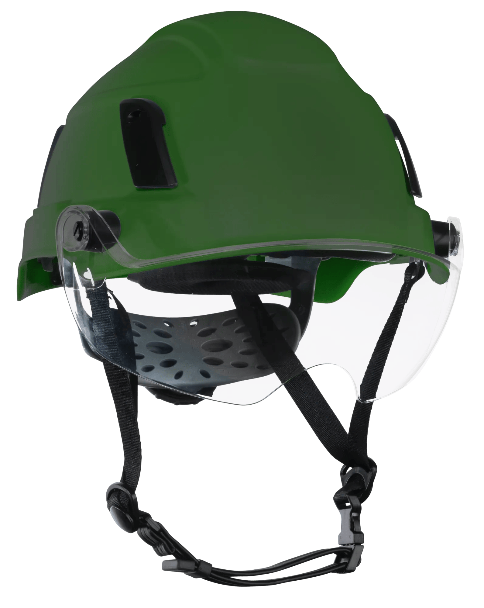 XS2-500 Type 2 Safety Helmet – Flip–Up Visor – Non-Vented – Green