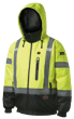 Hi Vis Heated Nano Bomber Jacket - 100% Waterproof - Hi-Vis Yellow/Green - XL product photo