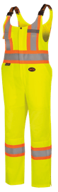 Salopette de s&eacute;curit&eacute; routi&egrave;re haute visibilit&eacute; pour femme - Jaune/vert haute visibilit&eacute; - TG photo du produit