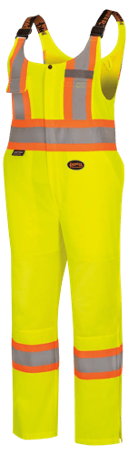 Salopette de s&eacute;curit&eacute; routi&egrave;re haute visibilit&eacute; pour femme - Jaune/vert haute visibilit&eacute; - TG photo du produit