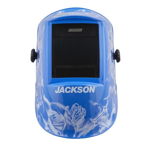 Premium Welding Helmet &ndash; Fixed ADF &ndash; 5.25" x 4.25" &ndash; Reapers n&rsquo; Roses product photo