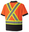 Hi-Vis Bird's-Eye Safety Polo Shirt - Hi-Vis Orange - XL product photo