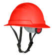 BLOCKHEAD2 Type 2 Full Brim Safety Helmet &ndash; Non-Vented &ndash; Red product photo