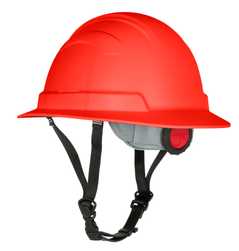 BLOCKHEAD2 Type 2 Full Brim Safety Helmet &ndash; Non-Vented &ndash; Red product photo