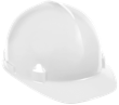 SC-6 Hard Hats - Front Brim Style - White product photo