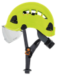 CH-450V Industrial Climbing Hard Hat w/Flip-Up Wraparound Visor - Vented - Hi-Vis Green product photo