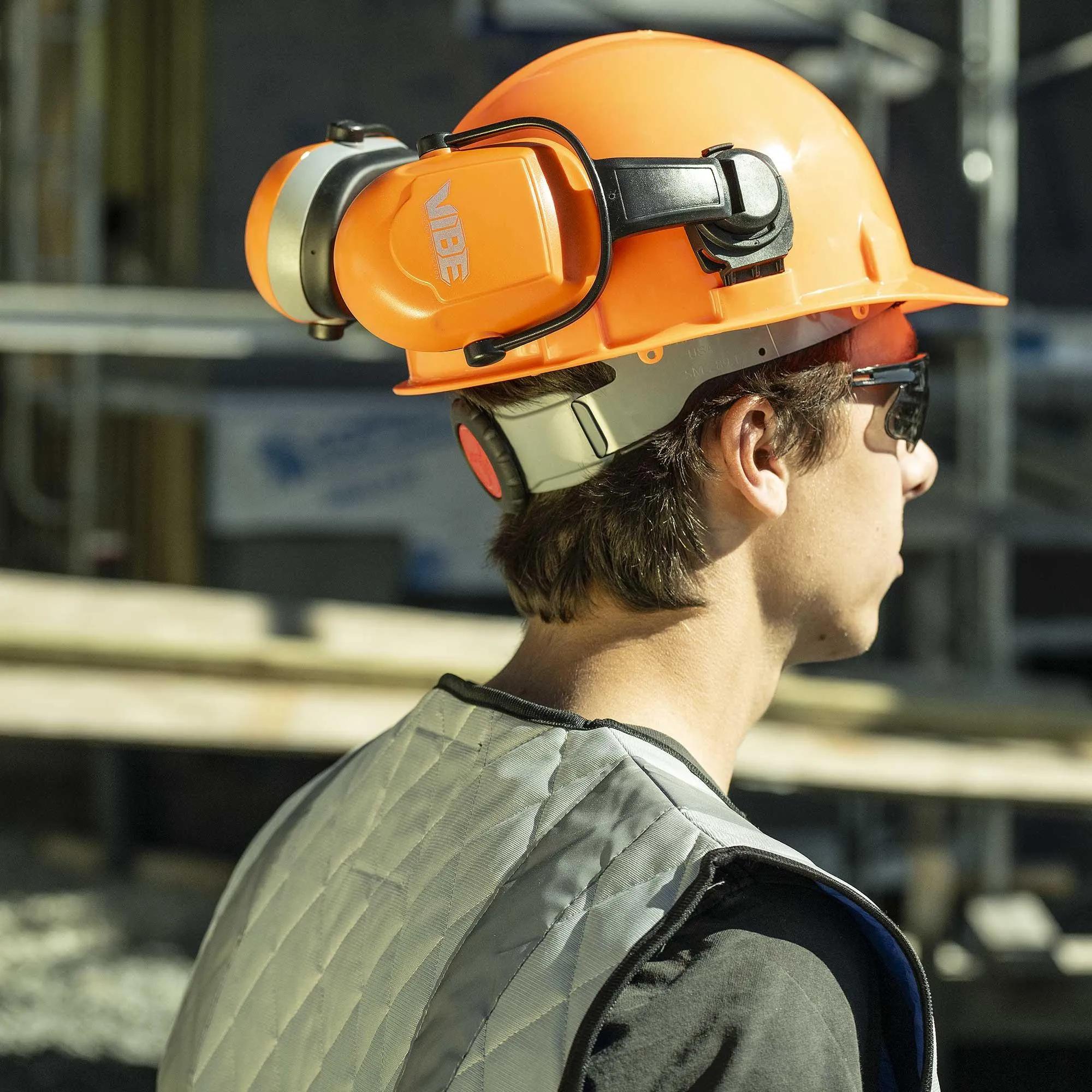 Safe 2 Protection System – H70 VIBE Earmuffs – 22 NRR – Orange
