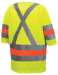Chemise &agrave; manches courtes pour signaleur routier &ndash; Conforme &agrave; la norme P4.34.1 MTQ &ndash; Jaune/vert haute visibilit&eacute; &ndash; Taille homme G photo du produit