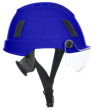 XS2-500 Series Type 2+ Vented Safety Helmet w/Flip-Up Visor - Blue product photo