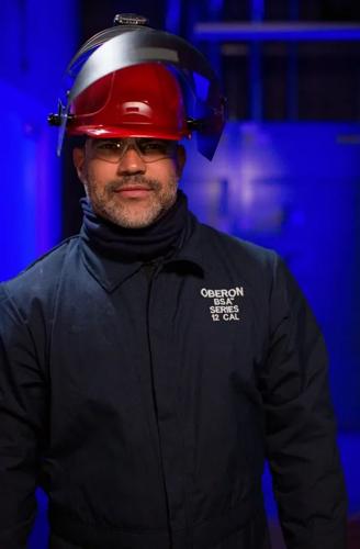 12 Cal TCG2P&trade; Electric Vehicle Arc Flash & Shock Kit &ndash; Navy Coverall &ndash; Small &ndash; Glove &ndash; 12 product photo