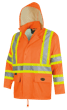 Waterproof Lightweight Safety Rain Suit - Orange - XL product photo