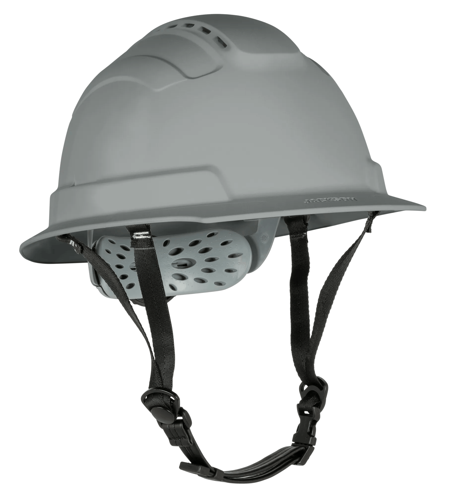 BLOCKHEAD2 Type 2 Full Brim Safety Helmet – Vented – Gray | 22528