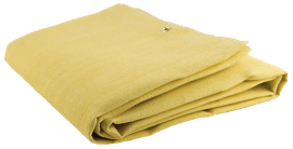 23-oz Acrylic-Coated  Fiberglass Welding Blanket - Yellow - 6' x 6' product photo