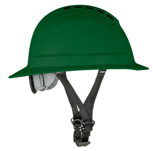 BLOCKHEAD2 Type 2 Full Brim Safety Helmet &ndash; Vented &ndash; Green product photo