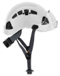 CH-450V Industrial Climbing Hard Hat w/Flip-Up Wraparound Visor - Vented - White product photo