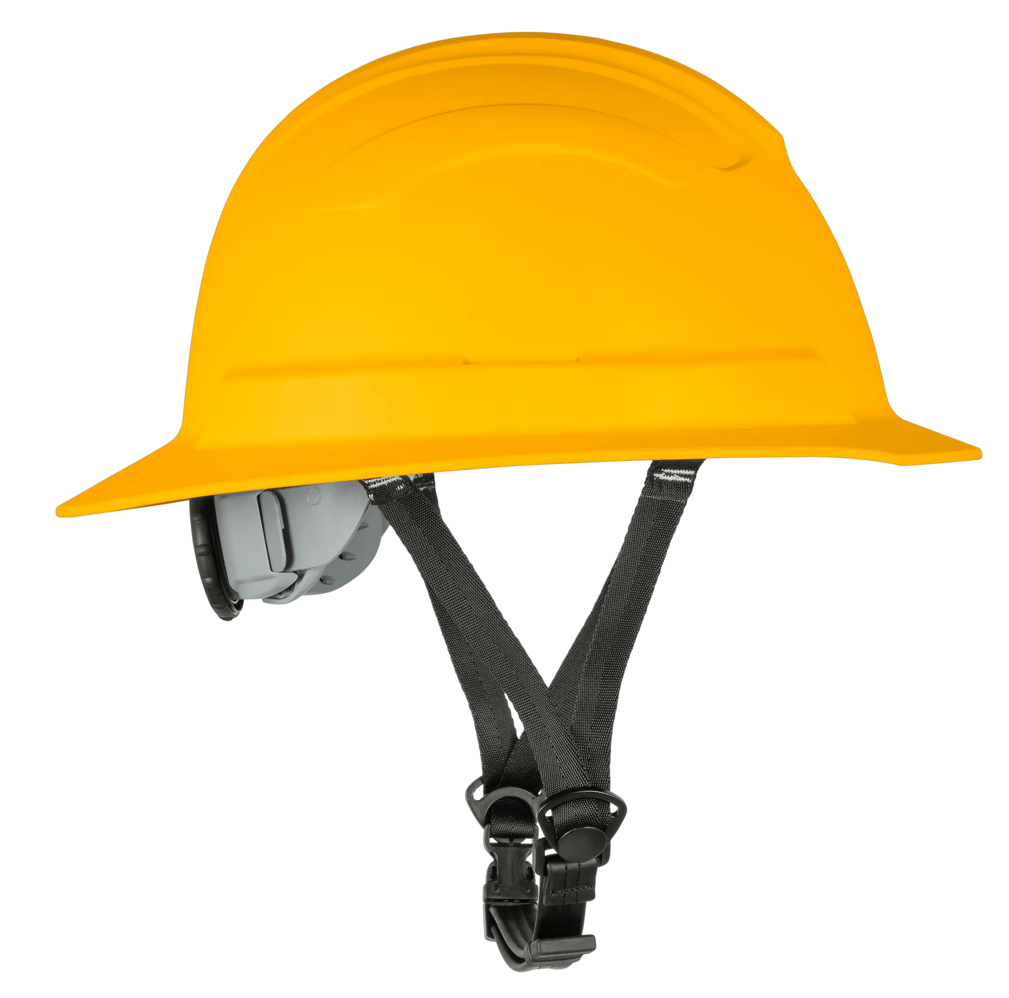 BLOCKHEAD2 Type 2 Full Brim Safety Helmet – Non-Vented – Yellow