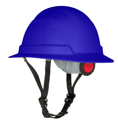 BLOCKHEAD2 Type 2 Full Brim Safety Helmet &ndash; Vented &ndash; Blue product photo