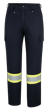 Hi-Vis FR/Arc-Rated 7.5 oz  88/12 Safety Cargo Pants - Navy - 36x32 product photo