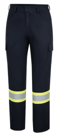 Hi-Vis FR/Arc-Rated 7.5 oz  88/12 Safety Cargo Pants - Navy - 36x34 product photo