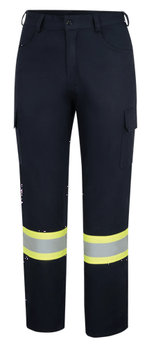 Hi-Vis FR/Arc-Rated 7.5 oz  88/12 Safety Cargo Pants - Navy - 36x34 product photo