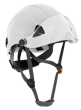 CH-350 Industrial Climbing Hard Hat w/Flip-Up Wraparound Visor - Non-Vented - White product photo