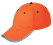 Casquette de baseball haute visibilit&eacute; - Respirante - Orange haute visibilit&eacute; - Taille unique photo du produit