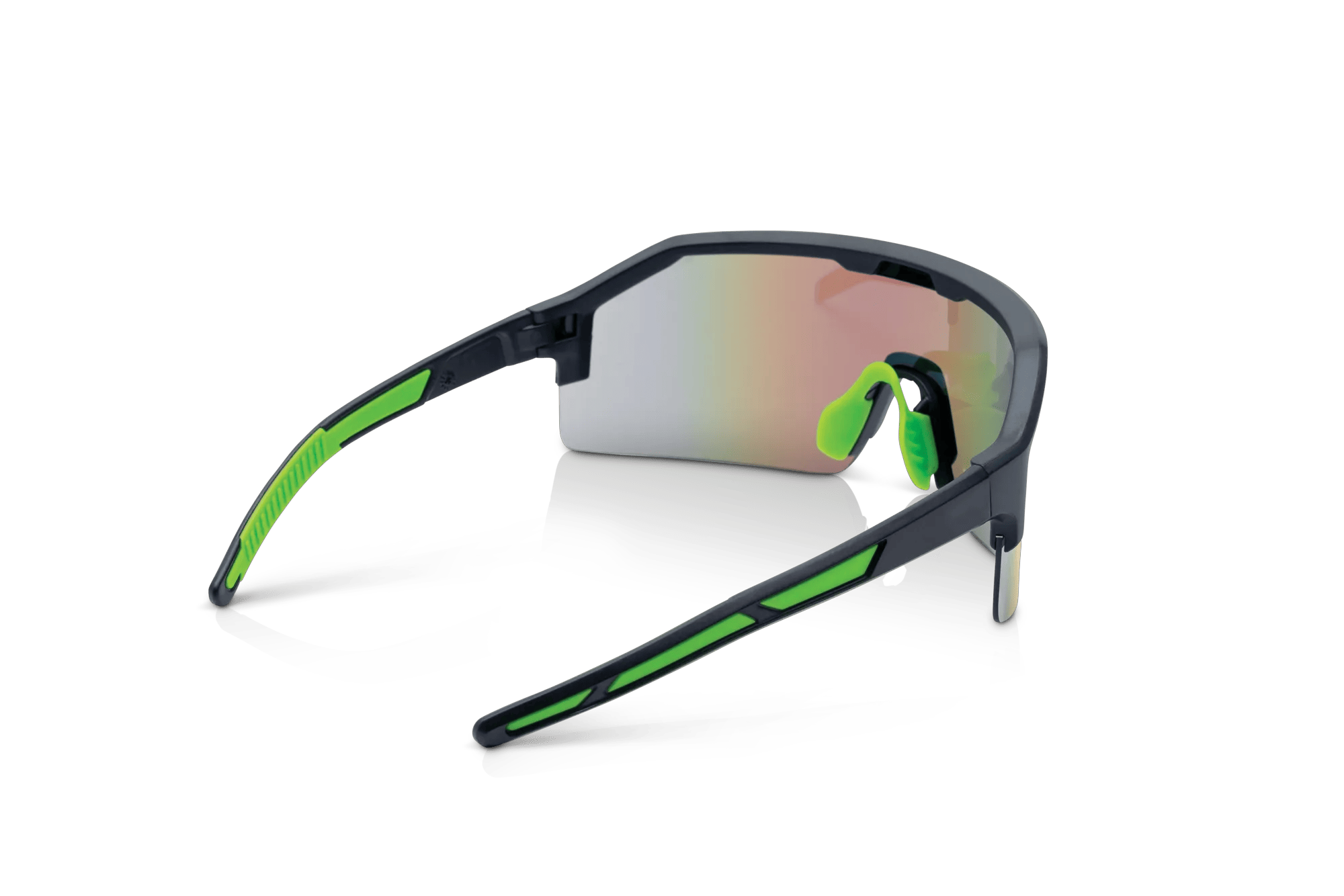 qp36vmです Maxview+ Safety Glasses - Black Frame - Green Mirror Lens | 60006