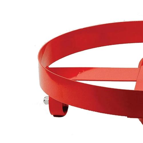 55 gal Drum Band Dolly - Steel - 4 Swivel Casters product photo