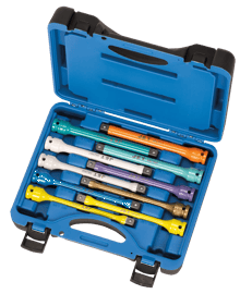 Jeu de 10 rallonges &agrave; limiteur de couple &agrave; prise de 1/2 po photo du produit