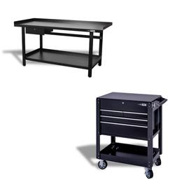 WorkBenchesAndToolCarts Back View M