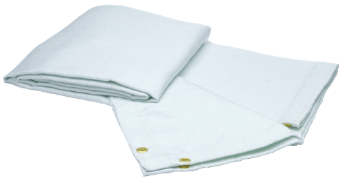 18-oz Uncoated Fibreglass Welding Blanket - White - 6' x 6' product photo