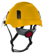 XS2-500 Series Type 2+ Safety Helmet w/Flip-Up Visor - Yellow product photo