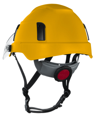 XS2-500 Series Type 2+ Safety Helmet w/Flip-Up Visor - Yellow product photo
