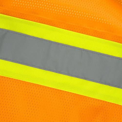 Hi-Vis Mesh-Back Surveyor's Safety Vest - Hi-Vis Orange - XL product photo