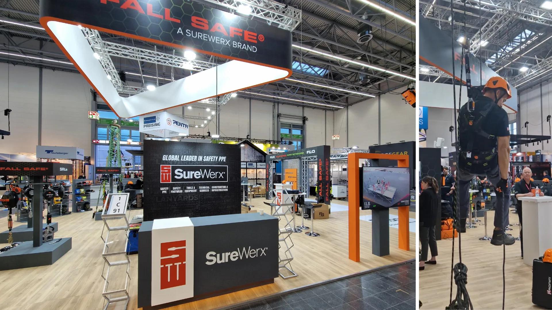 Fall Safe - SureWerx Booth at AplusA 2025